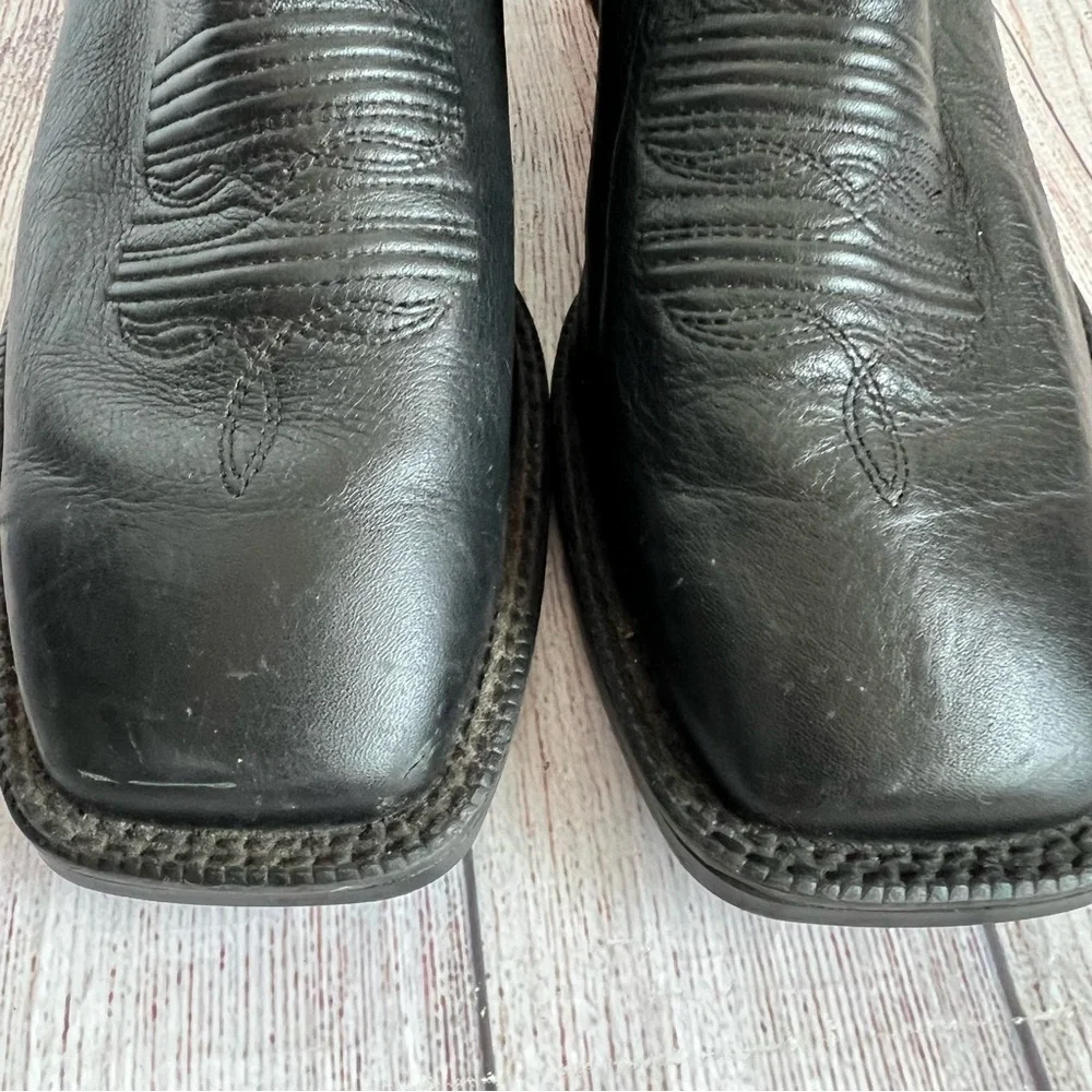 Ariat Booker Ultra Western Boot Black 11EE Extra Wide